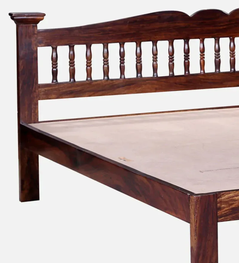 Uttara Sheesham Wood King Size Bed In Provincial Teak Finish.jpg7.webp