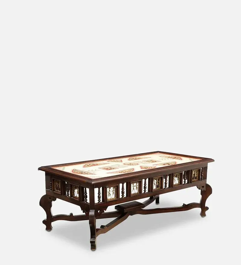 Vanam Solid Wood Coffee Table in Walnut Finish.webp