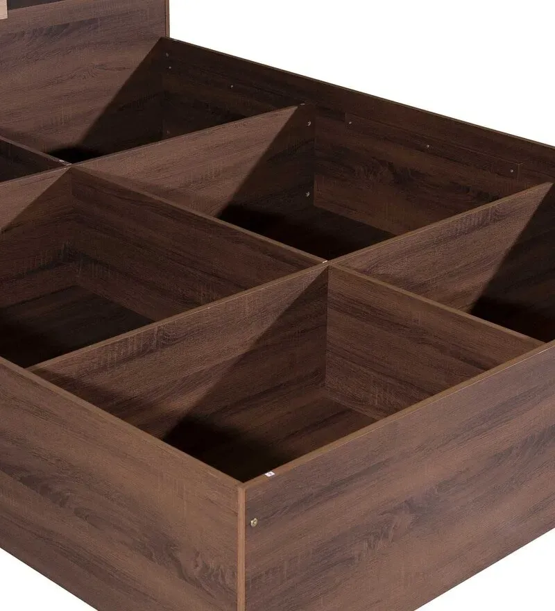 Waltz King Size Bed in Wenge Finish with Box Storage.webp