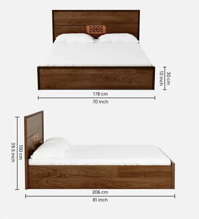Yukashi Queen Size Bed in Columbia Walnut Finish with Box Storage.jpg1.webp