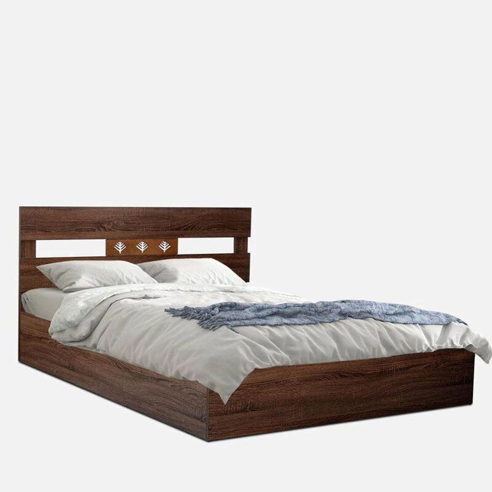 Yumako Queen Size Bed In Walnut Finish.jpg1.jpg