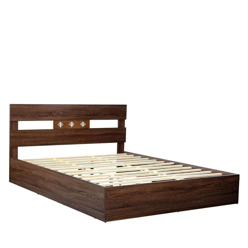 Yumako Queen Size Bed In Walnut Finish.jpg4.jpg