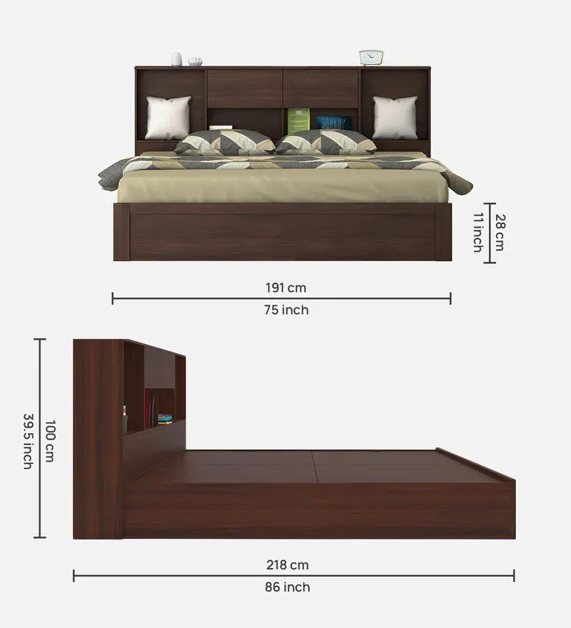 Yume King Size Bed in Walnut Finish with Box Storage.jpg1.webp