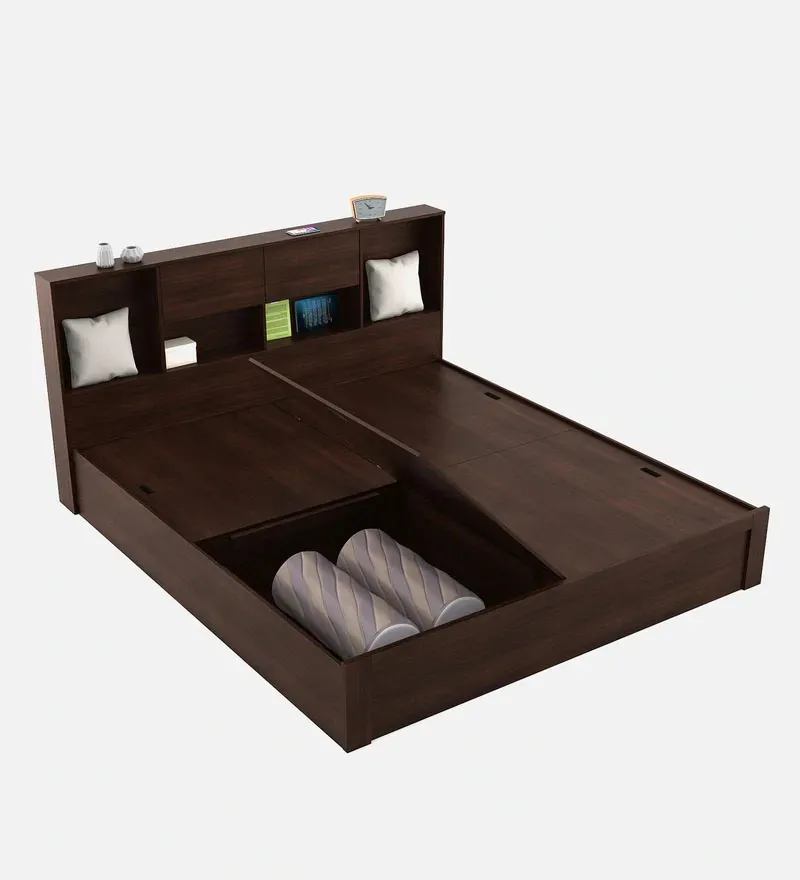 Yume King Size Bed in Walnut Finish with Box Storage.jpg6.webp