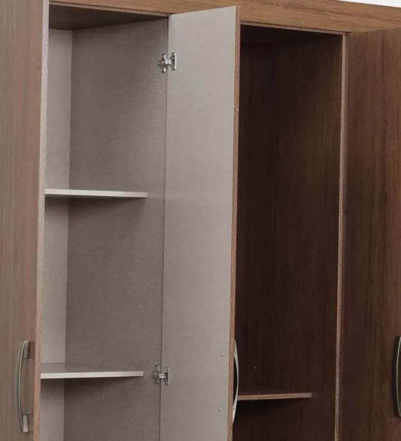 Zamami 4 Door Wardrobe in Brown Oak Finish with Mirror.jpg7.webp