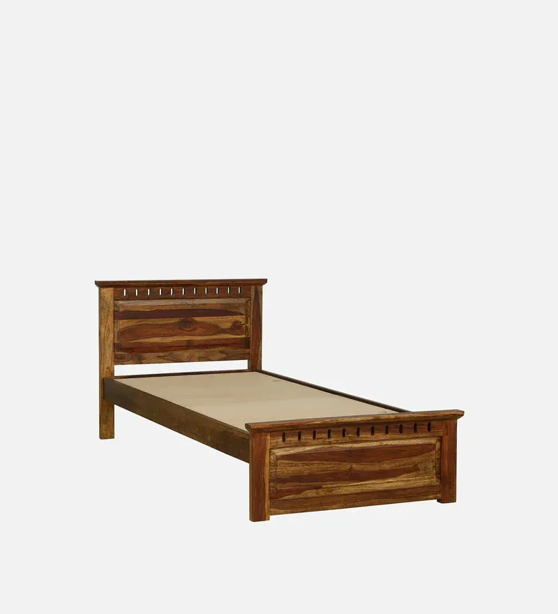 Zurndorf Sheesham Wood Single Bed In Provincial Teak Finish.jpg6.webp