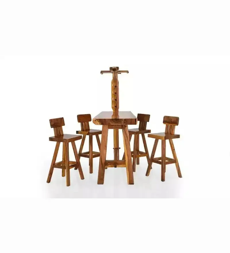 oak Aura Outdoor 4 Seater Bar Set in Teak Wood.jpg5.webp